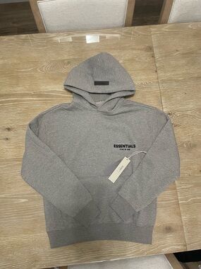 Fear of God Men’s Dark Oatmeal Hoodie